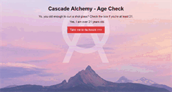 Desktop Screenshot of cascadealchemy.com